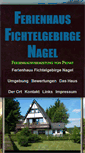 Mobile Screenshot of ferienhaus-fichtelgebirge-nagel.de